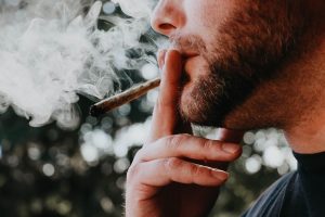 Smoking Marijuana indica strains